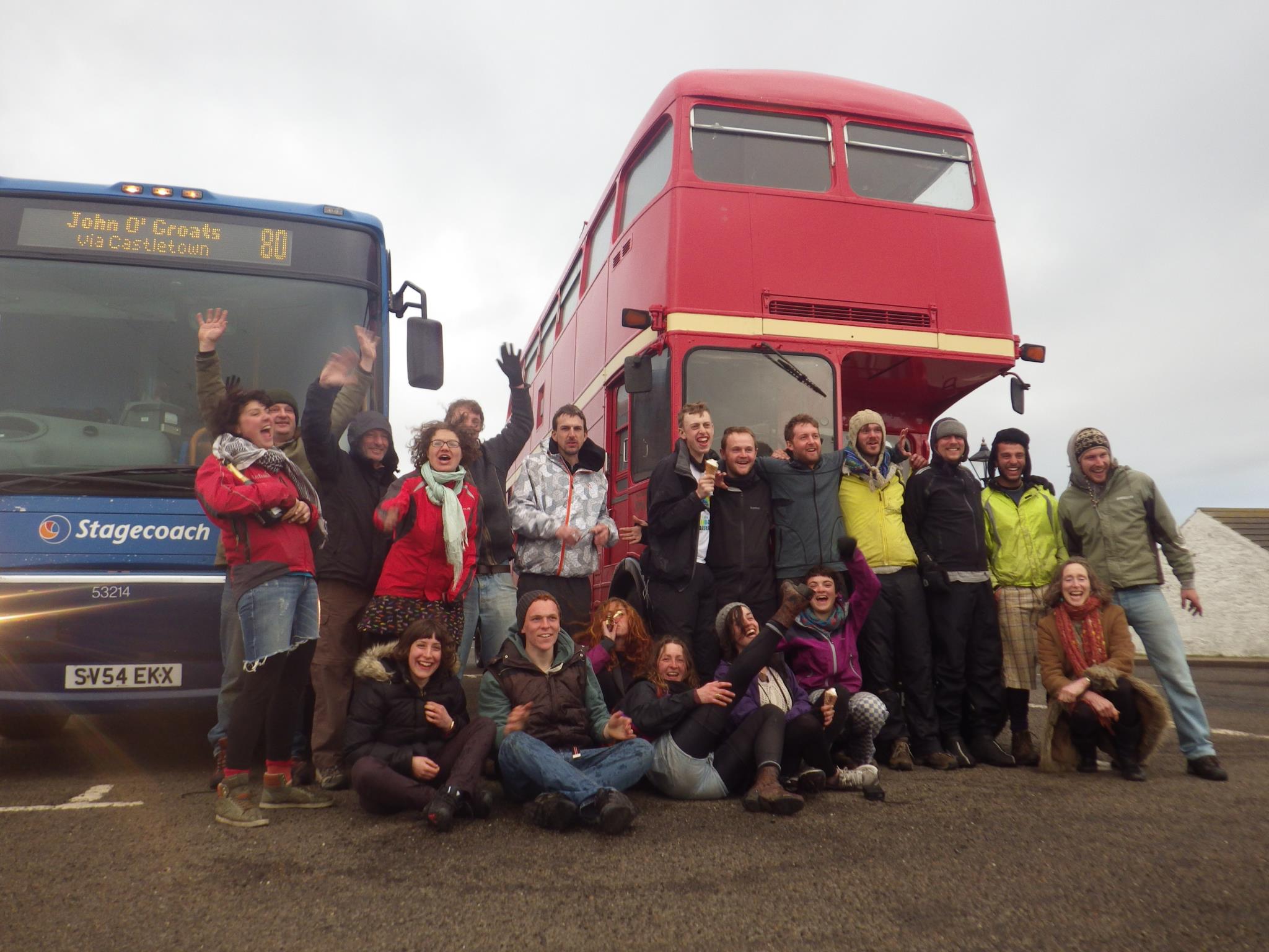 Everyone at John O'Groats